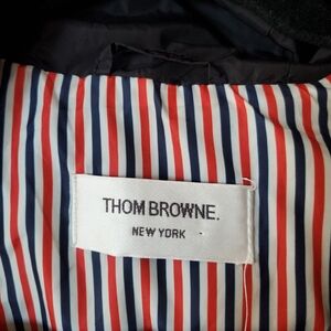 Thom Browne Red, White, and Blue Striped Jacket